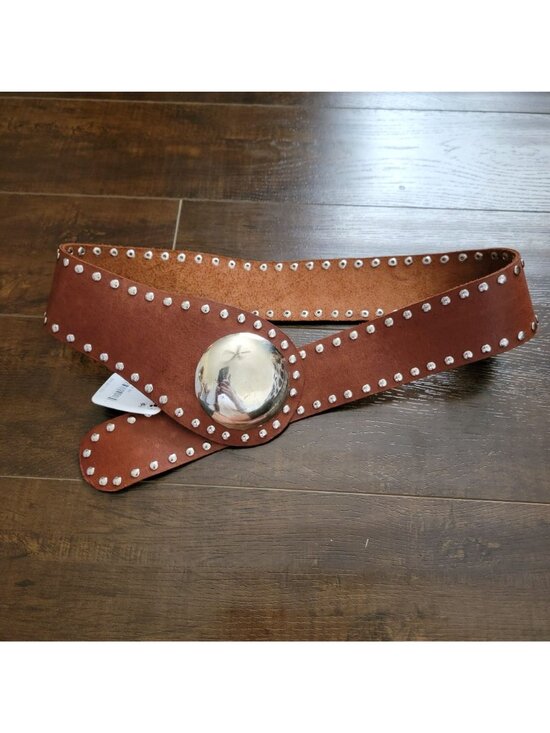 Free People Hera Hip Belt Western Hippie Festival Brown Cottagecore Womens S M main image 5